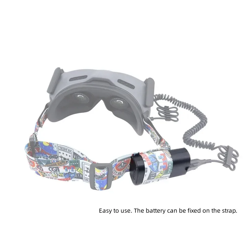 Goggles Head Strap Battery Fixed Glasses Graffiti Strap for DJI Goggles 2 / DJI FPV Glasses V2 DJI Avata FPV Drone Accessories