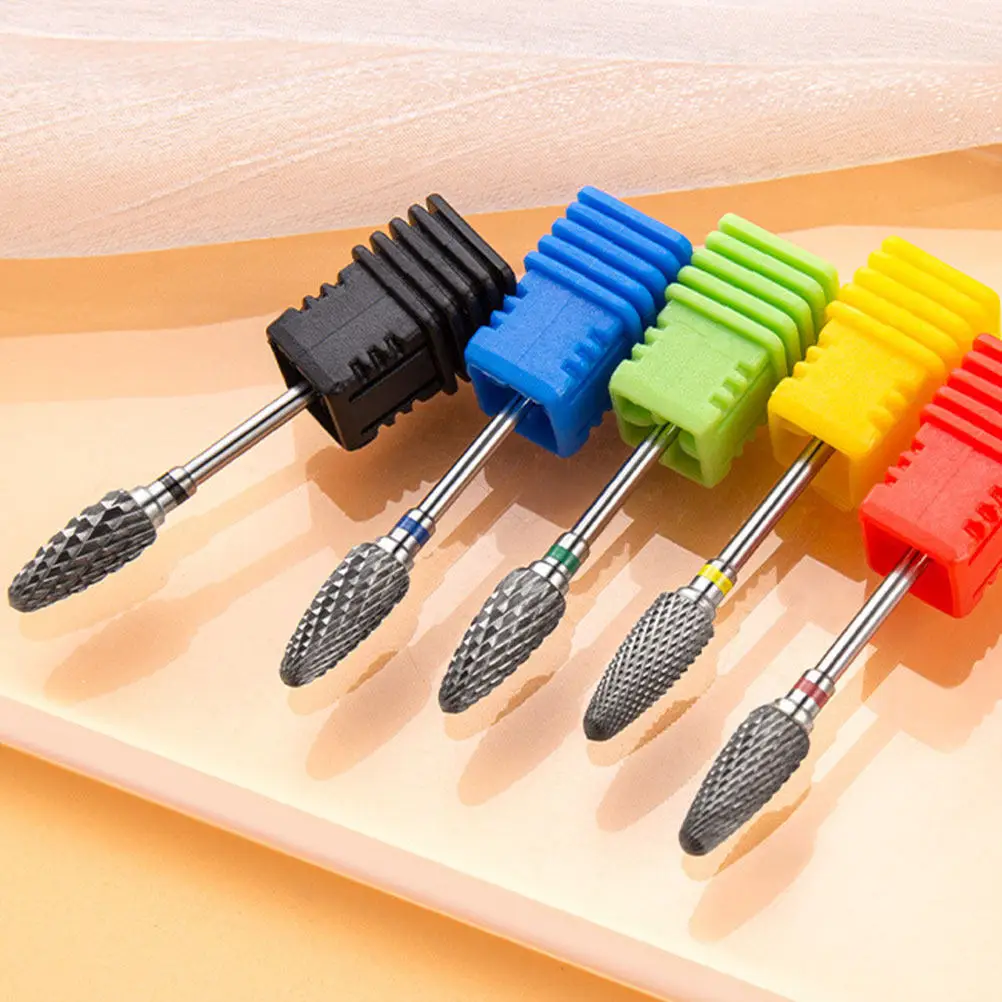 Metall-Wolframkarbid-Nagelbohrer Maniküre-Schleifköpfe Elektrische Nagelkunst-Polierbits Professionelle Maniküre-Salon-Ausrüstung