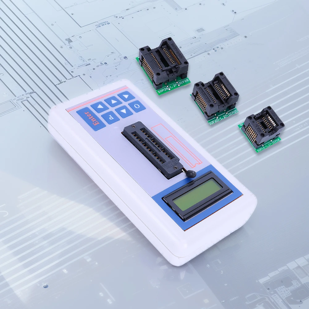 Testeur de maintenance avec affichage numérique LCD, détecteur automatique de transistor PNP NPN