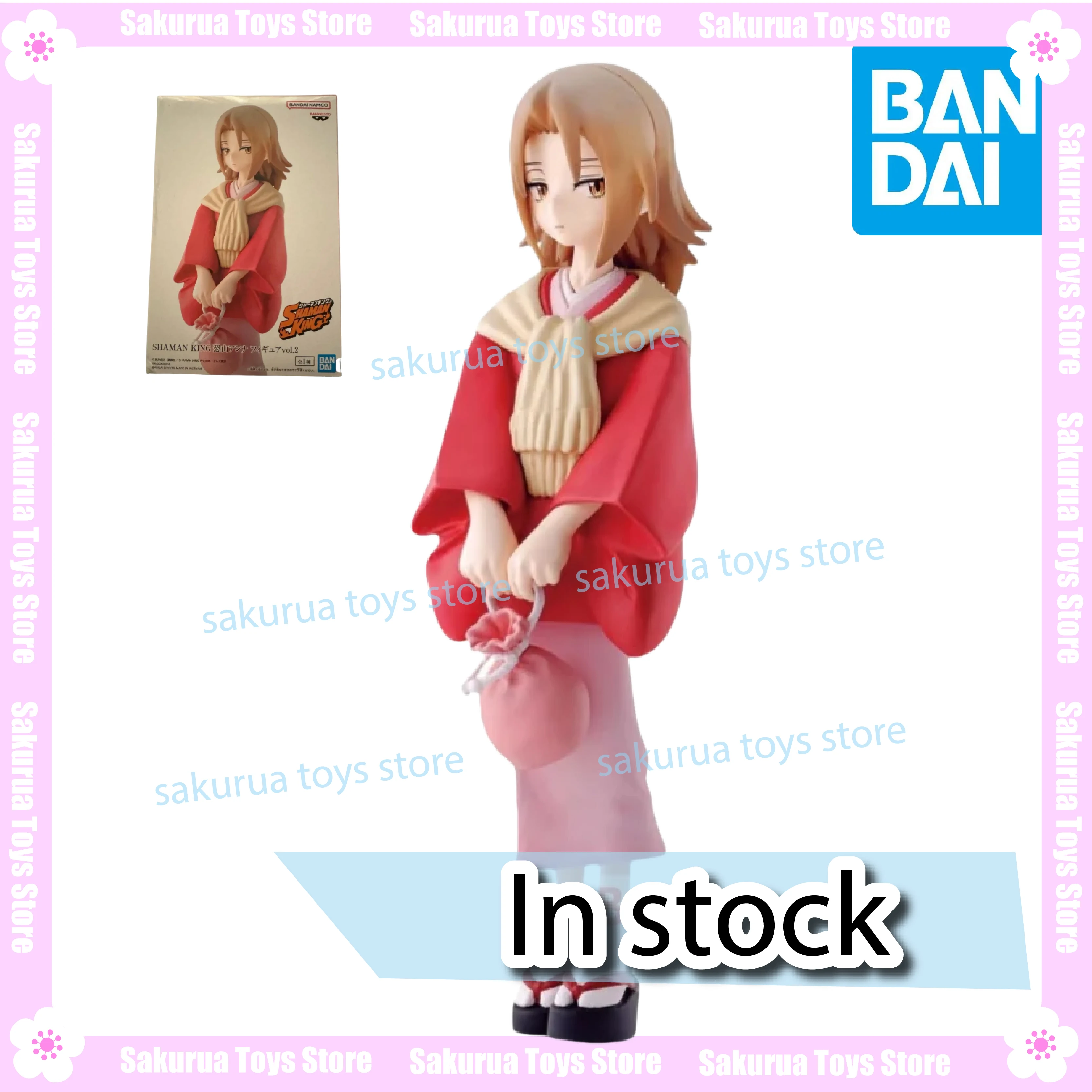 

В наличии Bandai, натуральная фигурка Шаманского короля 2021, Осама Анна 2, анимационная периферийная фигурка, коллекция, подарок