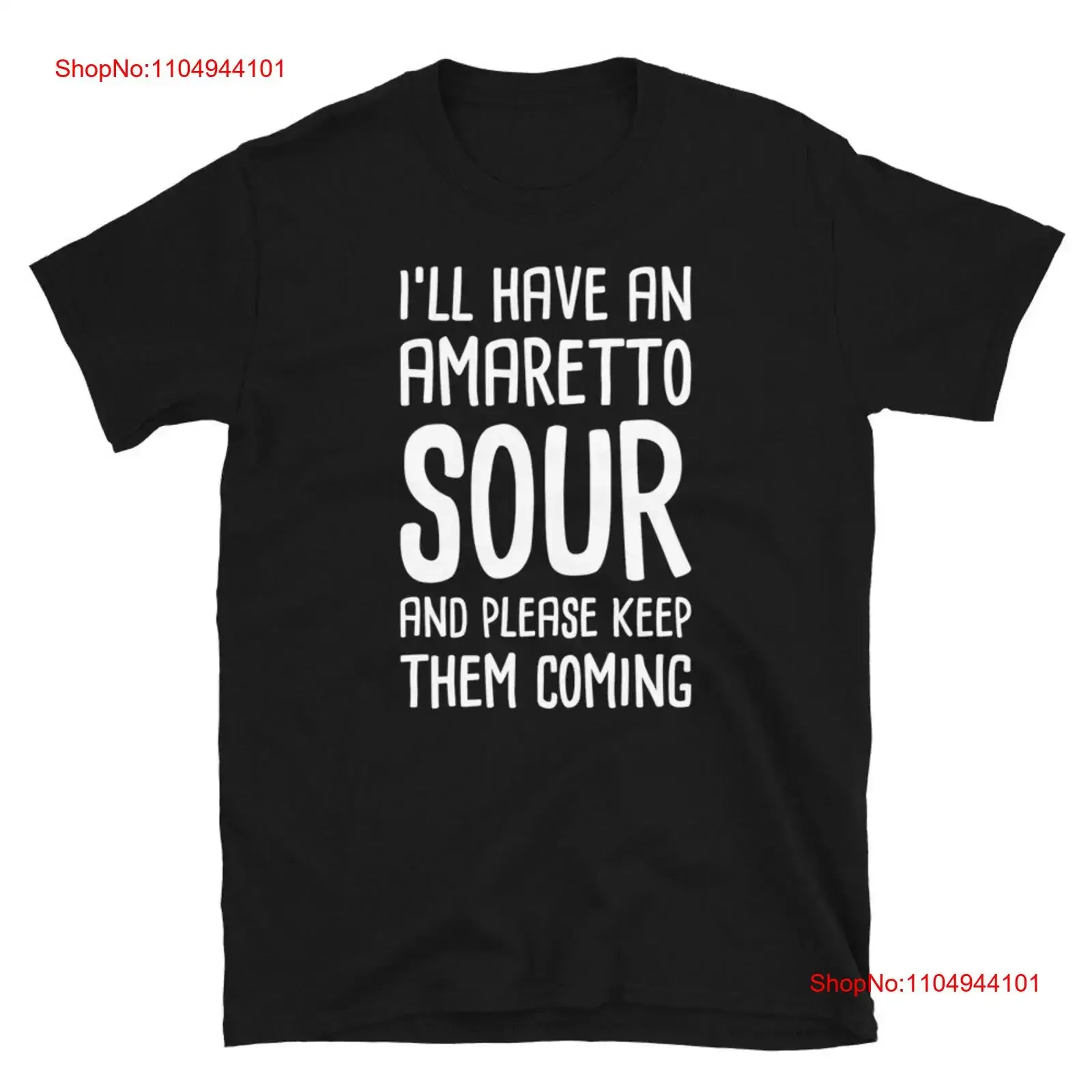 Camiseta divertida de Amaretto, licor italiano, barman, azedo, vintage, lavado, elegante, suave, ropa de diseñador, Top para uso diario