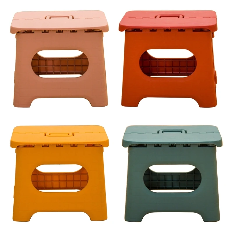 LXAF Household Folding Stool Thickened Plastic Folding Stool Outdoor Fishing Portable Stool Children Adult Stool