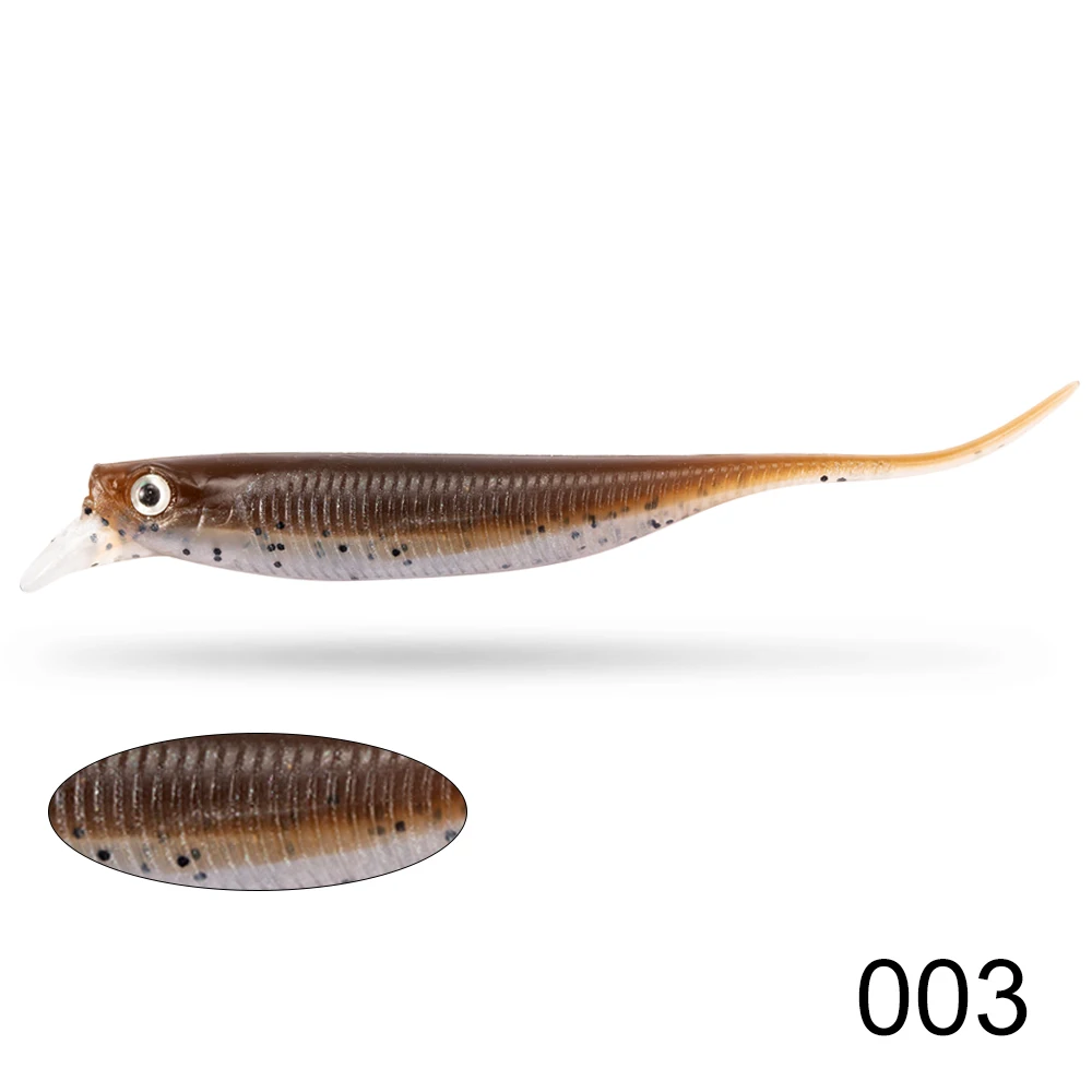 D1 Karpfen Angeln Weicher Köder Mit Lip 85mm 2,5g Drift Süßwasser Köder Leurre Souple Rolling Action Pesca schwarz Bass Barsch Tackle