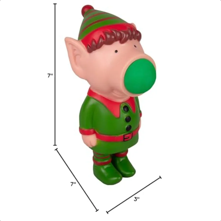 Hog Wild Christmas Elf Ball Popper Toy Stocking Stuffer comprend 4 boules en mousse souple à presser pour pop Air Powered Balls Up