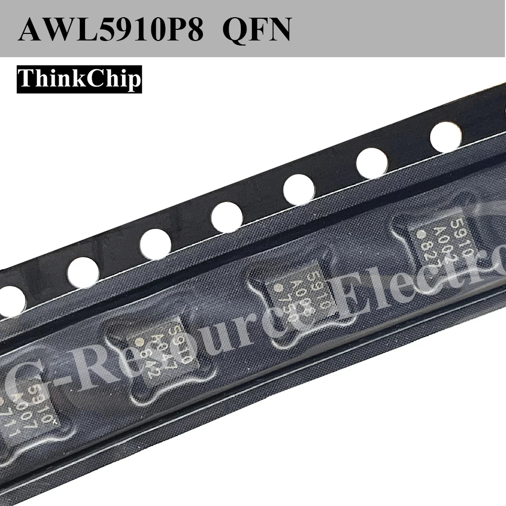

(1pcs) AWL5910P8 (Marking 5910) QFN Radio Frequency Amplifier - Low Noise, High Gain, 1.8 - 2.7GHz
