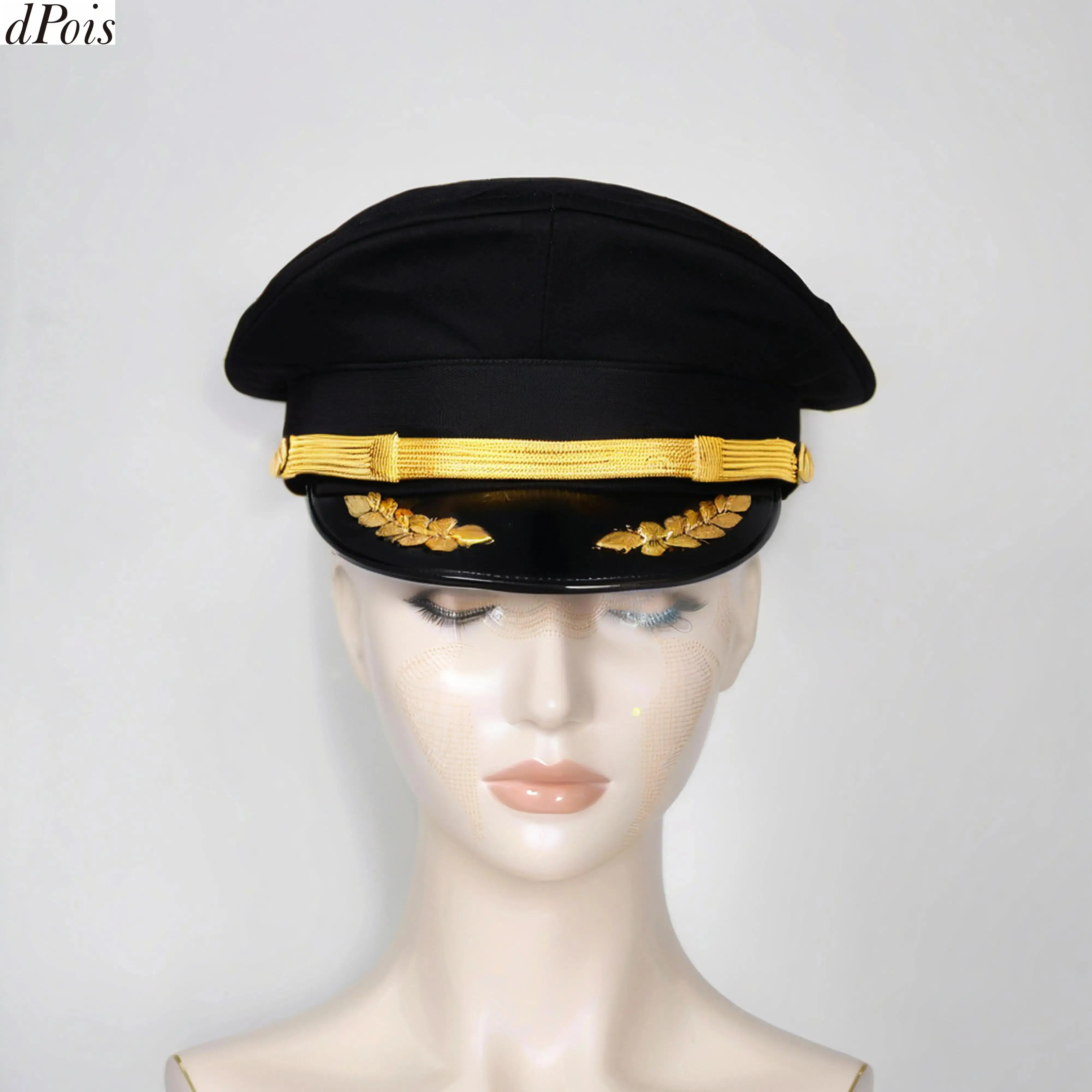 

Мужская шляпа капитана яхты, темно-синяя кепка моряка для костюма на Хэллоуин, аксессуары, лодка, капитан, ролевая игра, женский реквизит для фотосессии, шляпа