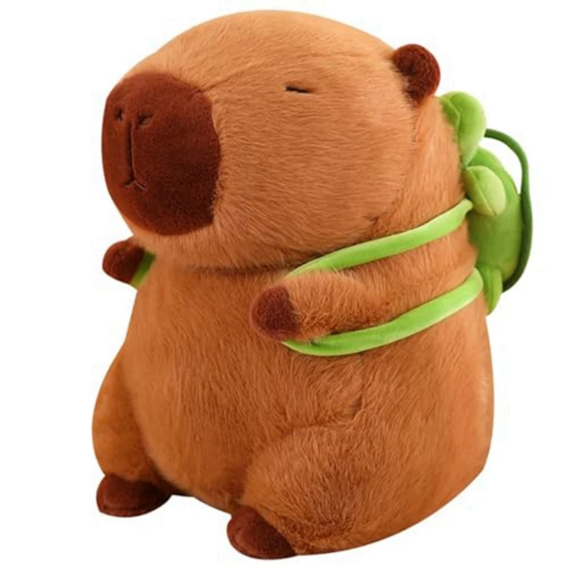 Animal relleno de capibara, juguete de peluche de capibara lindo capibara peluche almohada muñeca regalo y decoración del hogar duradero fácil instalación 23 cm