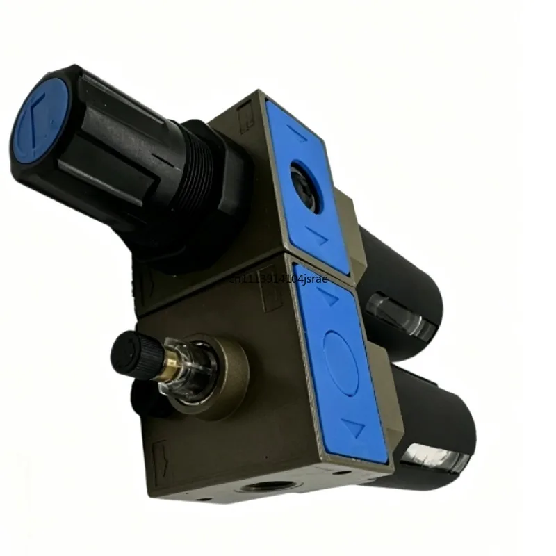 For UFR/L‑02 03 04 Pneumatic Dual Unit Oil‑Water Separator Air Source Treatment Filter Regulator Lubricator