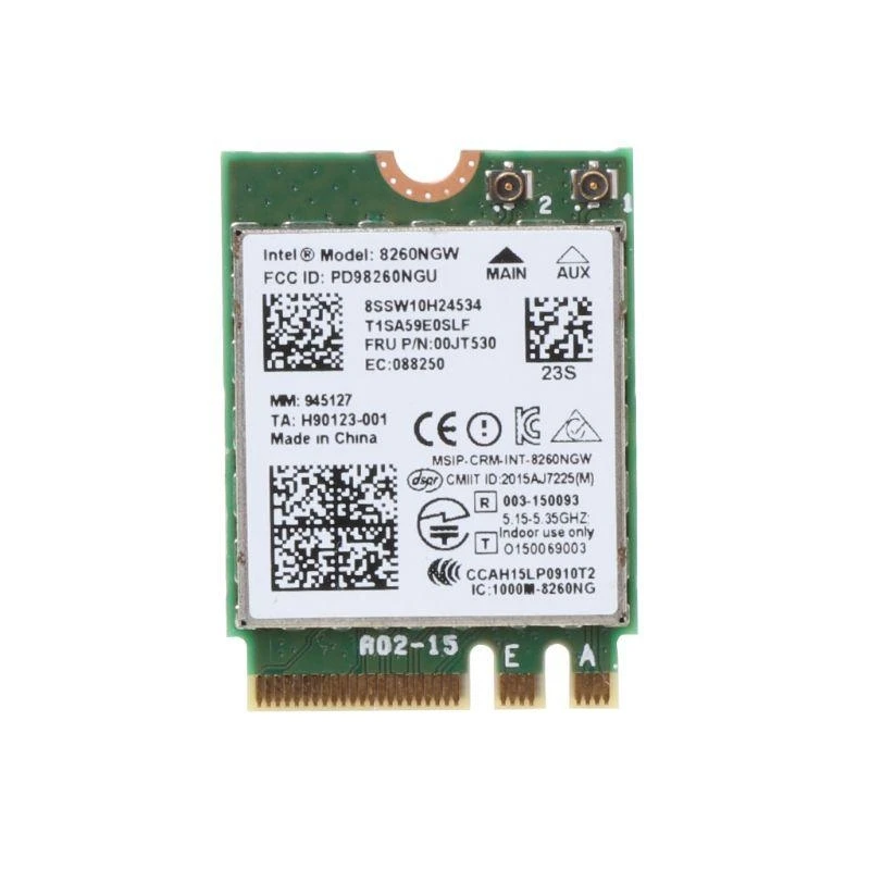 

Wireless Wifi Card Mini PCI-E Adapter BT4.0 Wlan Card for Intel 8260 826