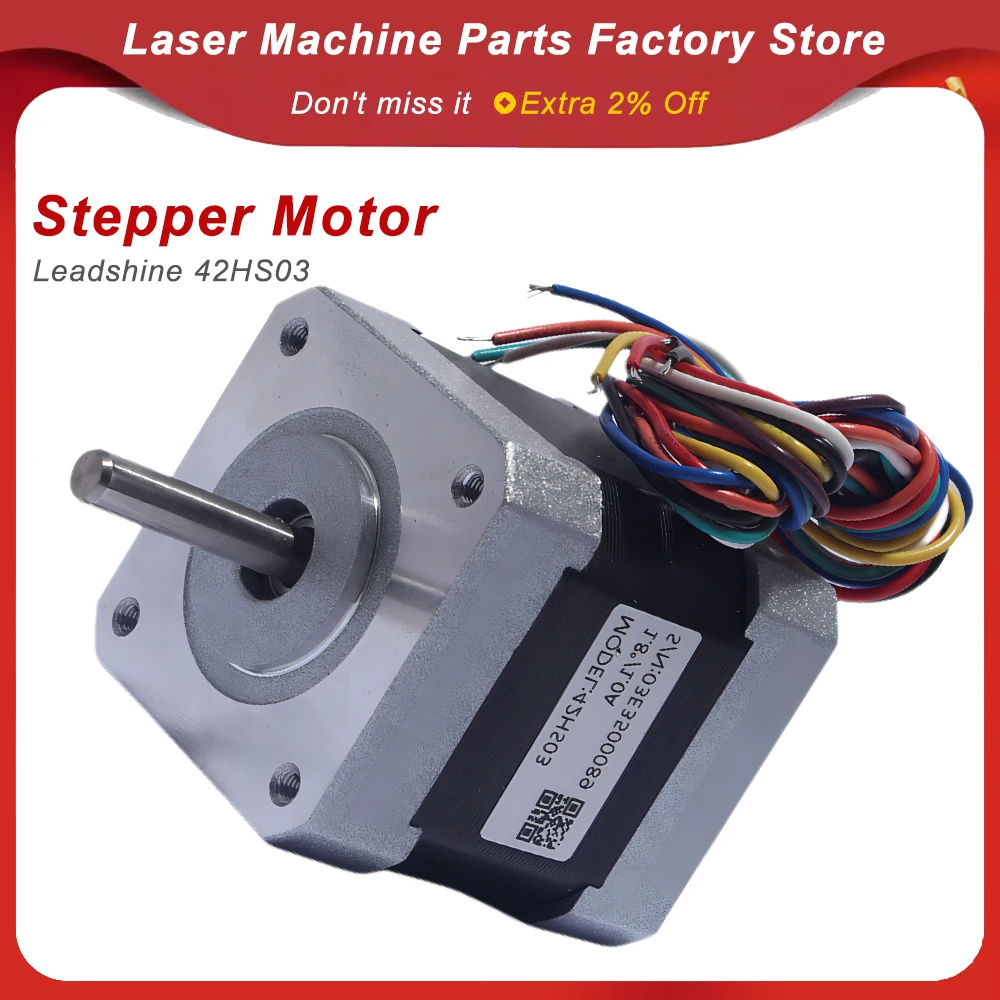 Nema 17 2 Phase K40 Stepper Motor 0.6A 42mm 4-lead for 3D Printer For CO2 Engraving Milling 3D Printer Machine