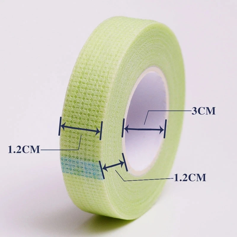 Eyelash Extension Tape Blue Breathable Green False Eyelash Patches for Building Extension Makeup Paper Under Eye Pads