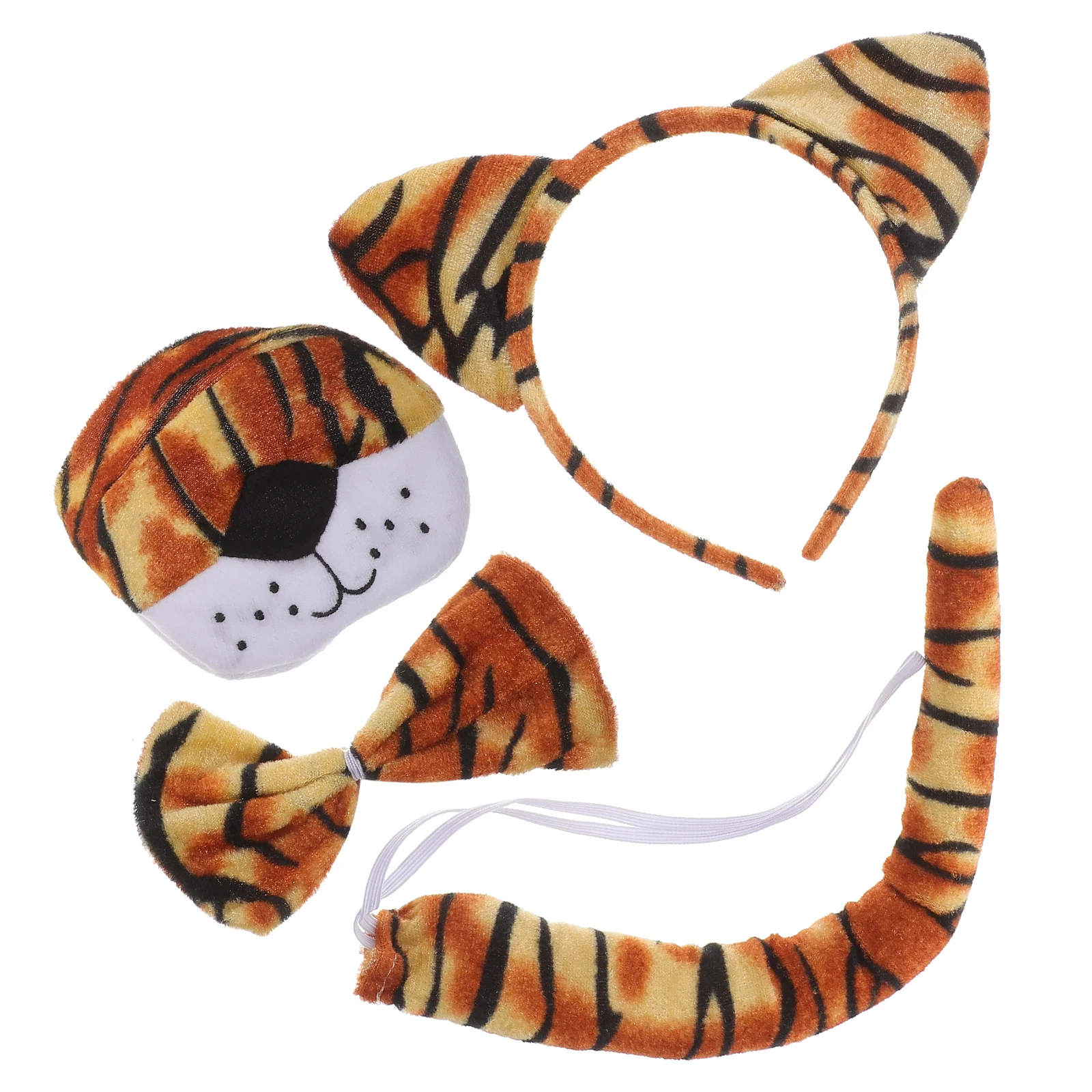 Tiger Headband Nose Adult Ears Costume Accessories for Women Tail Headbands The Outfit