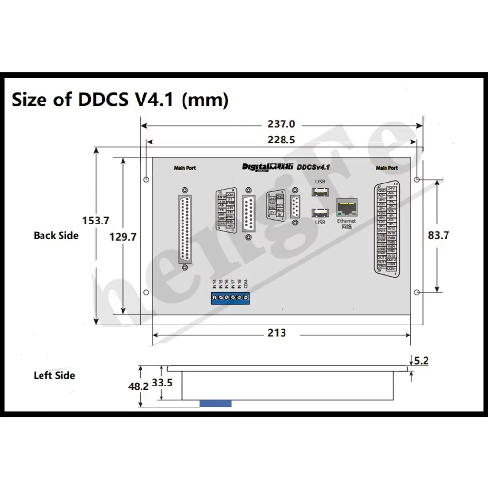 НОВОЕ обновление DDCSV3.1 DDCS V4.1 3/4 оси независимый автономный станок гравировально-фрезерный станок с ЧПУ контроллер движения