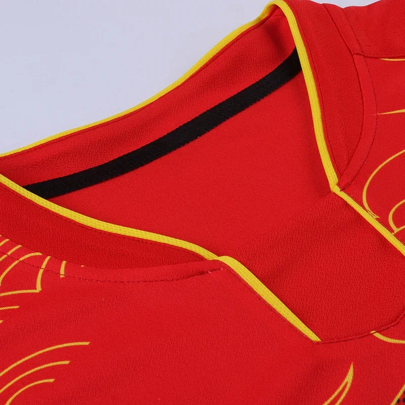 CHINA Dragon Team table tennis shirt Men Women pingpong shirt Quick Dry table tennis Training soccer Shirts