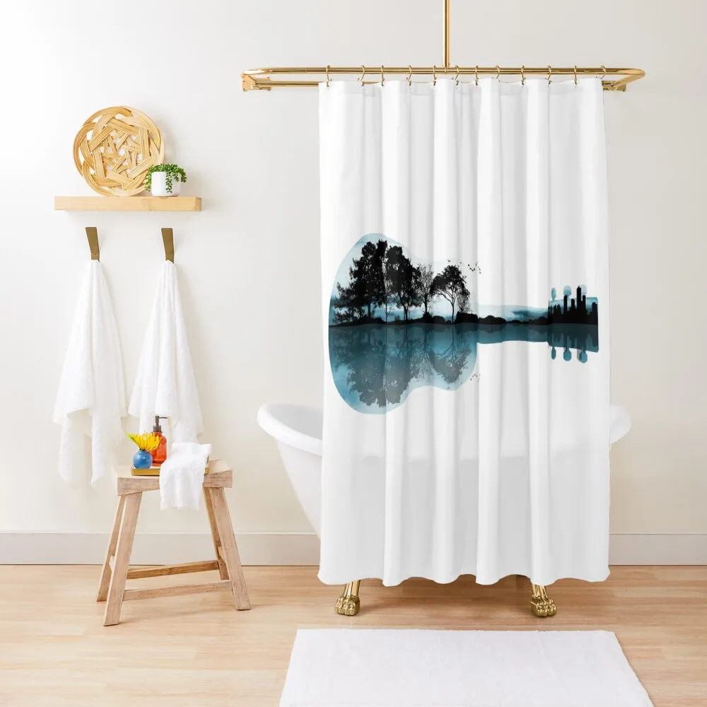 

Nature Guitar Shower Curtain Shower Bath For Bathroom Bathroom Accessories For Shower Curtain