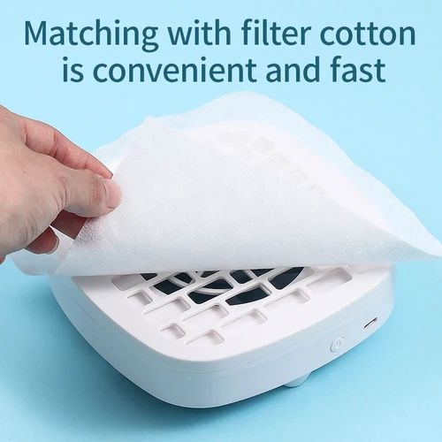 Imagen 2 del producto Nuevo Aspirador de uñas profesional, colector de succión de polvo USB, plumero de Gel para uñas, equipo de salón de manicura