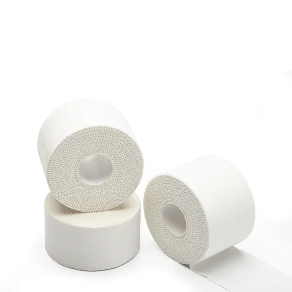 1Roll White Bulk Athletic Tape, NO Sticky Residue & Easy to Tear - Perfect for Sports Athletes, Trainers & First Aid Injury Wrap