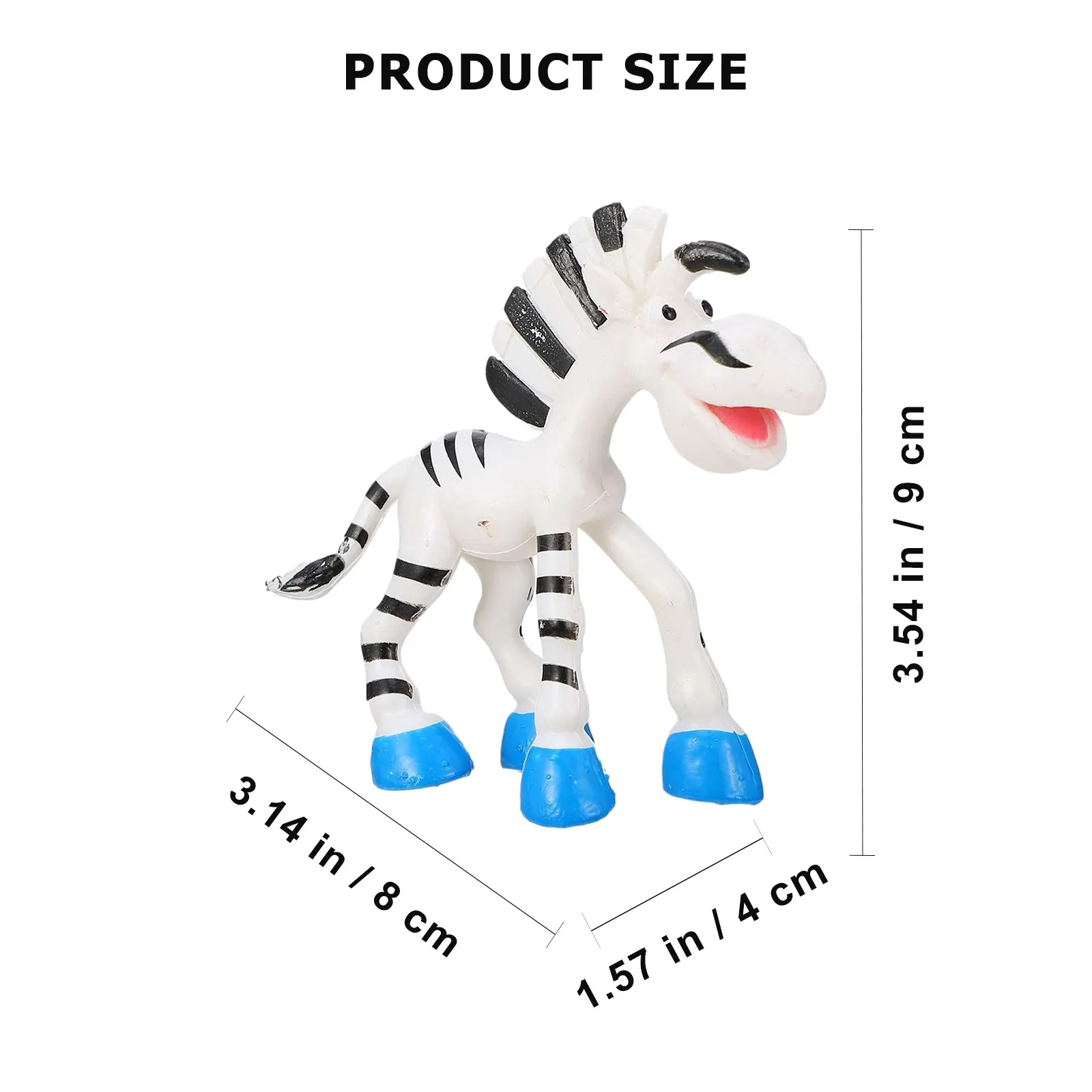 6Pcs Realistic Cartoon Wild Animal Figures for Kids Educational Learning Tool Developing Intelligence Expanding Thinking