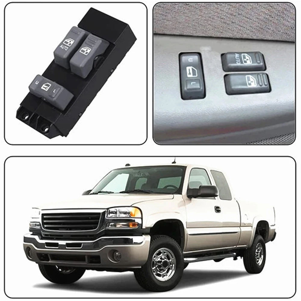 For Chevrolet Silverado 1500 2500 GMC Sierra 1500 2500,1999-2002 Electric Window Control Switch Window Lifter Switch