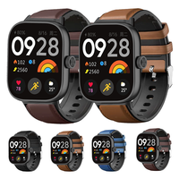 Leather Strap for Redmi watch 4 Accessoeies Genuine Sports Strap for Xiaomi Mi band 8 pro Watchband Smart watch Bracelet Correa