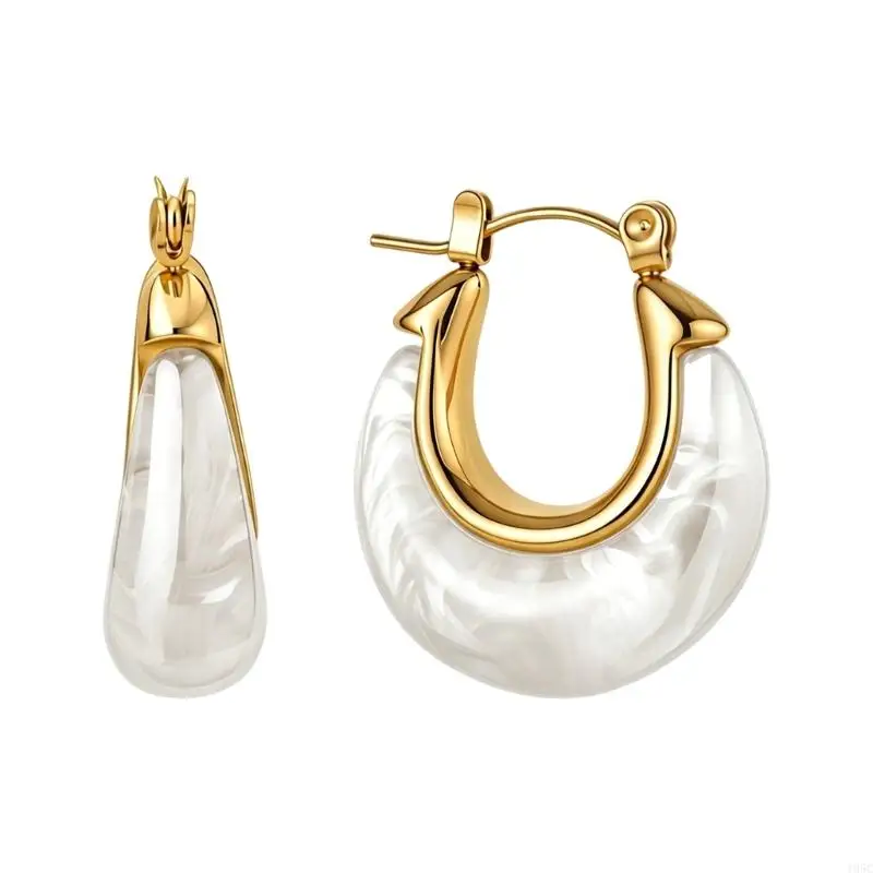 195C Gold Drop Earrings Measuring 2 37cm Long Great For Gifting