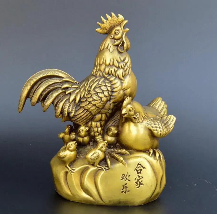 

Copper Statue Antique Brass home decoration for chicken