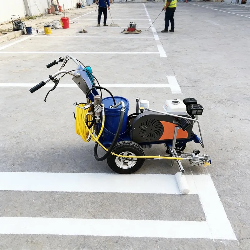 Easy Operated Cold Spray Line Marking Machine with Adjustable Spray Width for Parking Space Factory Floor with Customized