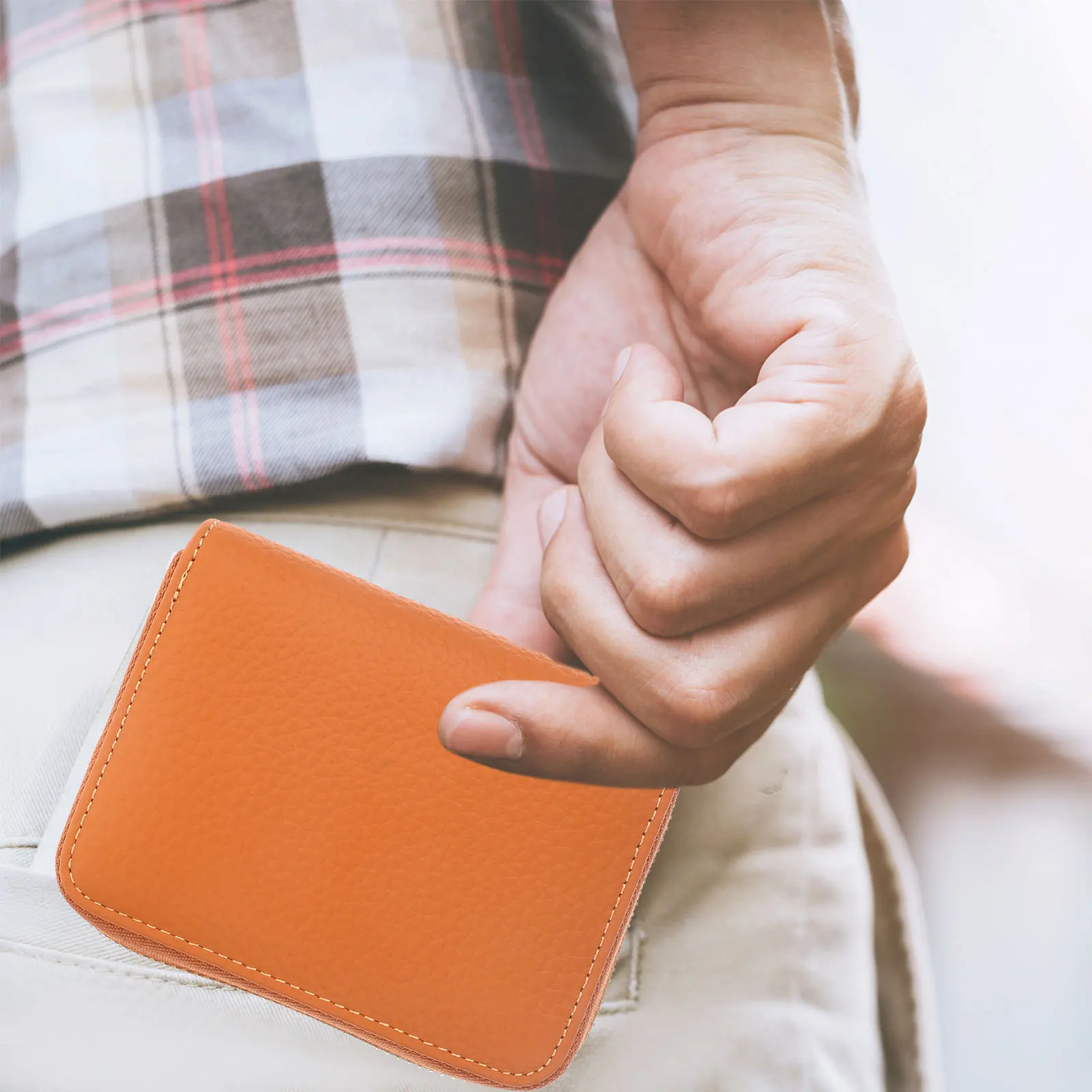 

Large Capacity Card Bag Card Holder Pouch for Id Business Cards Portable Wallet Organizer Storage