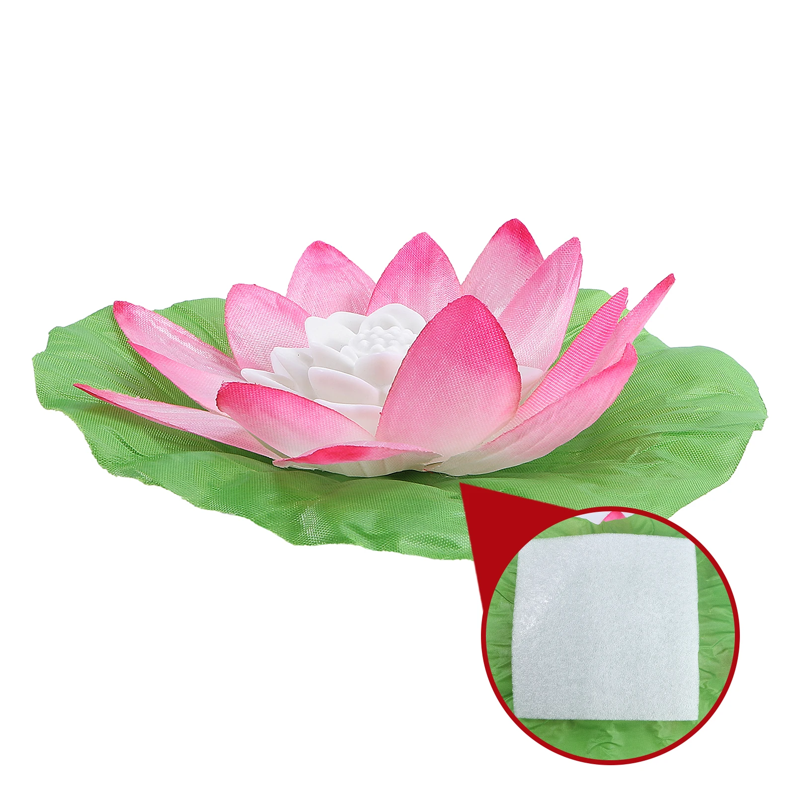 

2pcs Lotus Light Bright Floating Led Lights Garden Pond Decoration Waterproof Floating Lotus Light Pool Lake Festival Pink