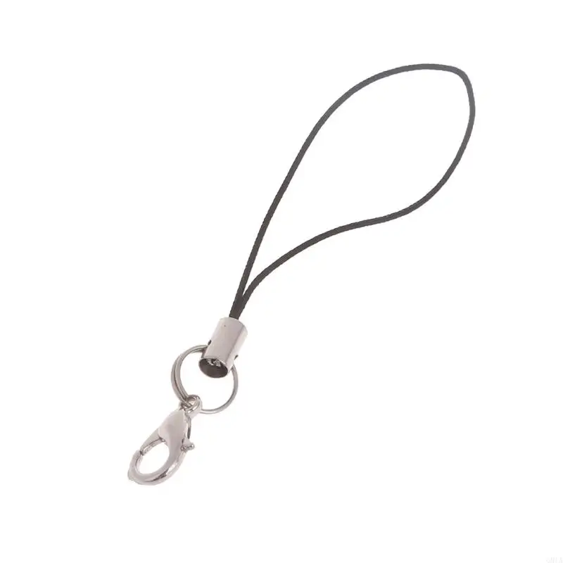 G8TA 5 штук Lanyard String для USB Wireless Learphone Kephain Universal Antiylon Nailon Lanyard Brap Black