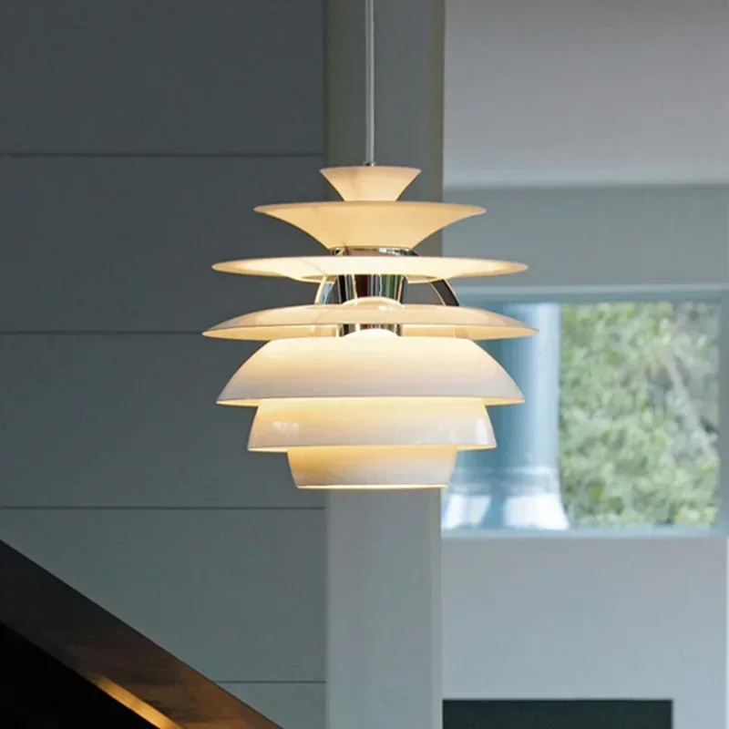 

Danish Suspension Pendant Lamp Ceiling Chandelier Hanging Light for Kitchen Island Living Dining Room