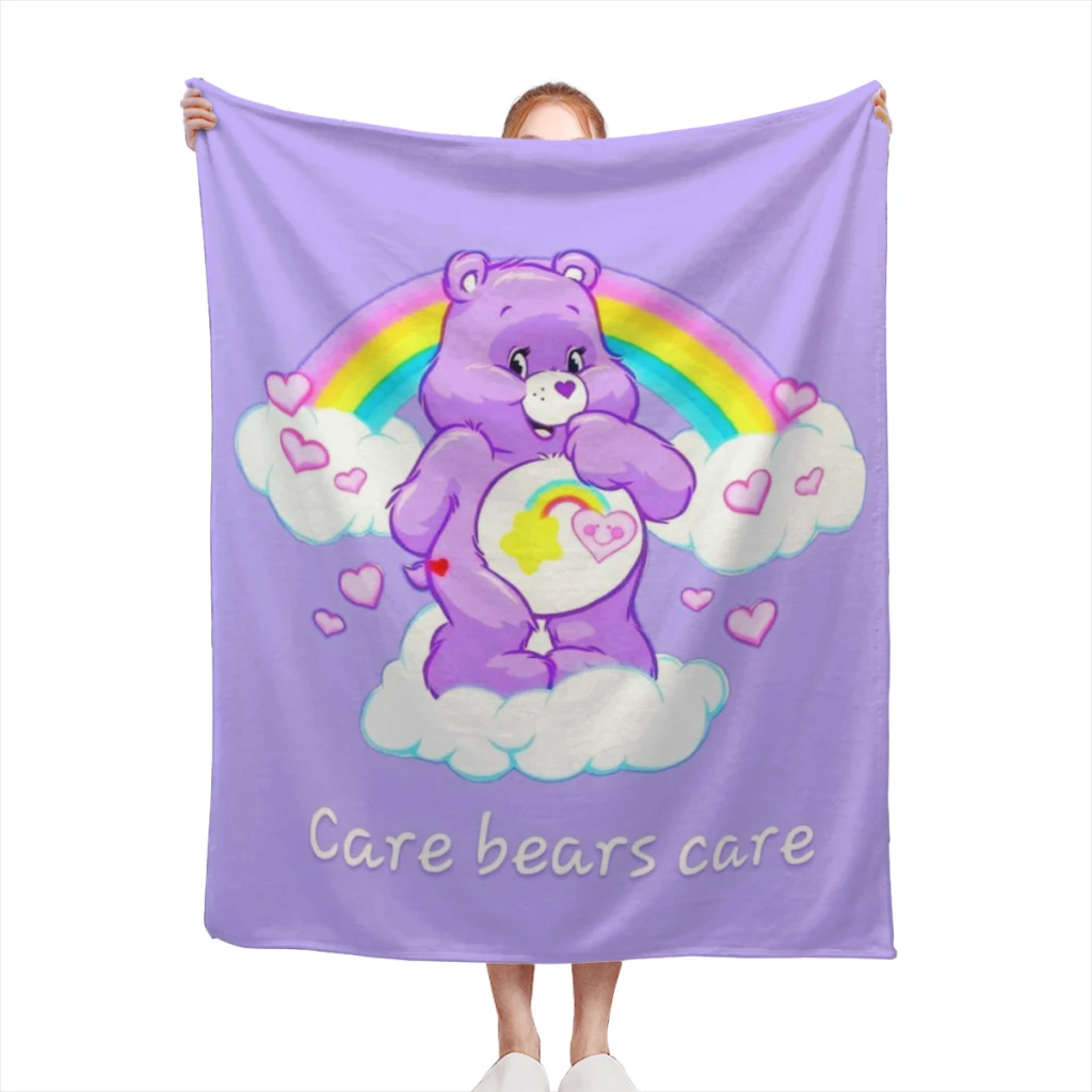 Care Bears blankets Warm Flange blankets Soft and comfortable blanket picnic blanket