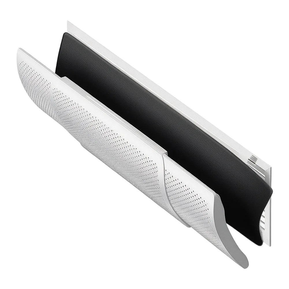 AC Vent Air Deflector with Carbon Filter Adjustable for Central AC Systems to Redirect Airflow and Enhance Air