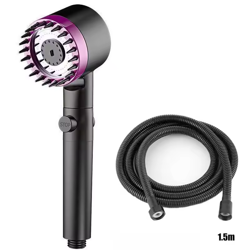 Shower filter four modes bathroom accessories head massage showerhead replete for shower heads knobs showers parts fixture home - Image 9