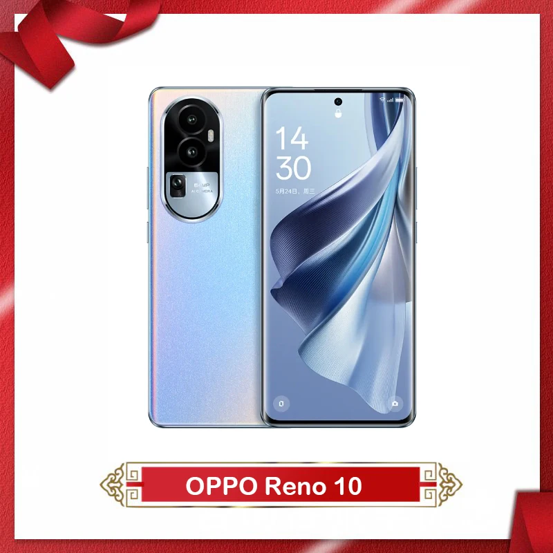 Global ROM OPPO Reno 10 Reno10 5G Mobile Phone 6.7inch OLED Snapdragon778G 80W SuperVOOC 4600Mah NFC 64MP