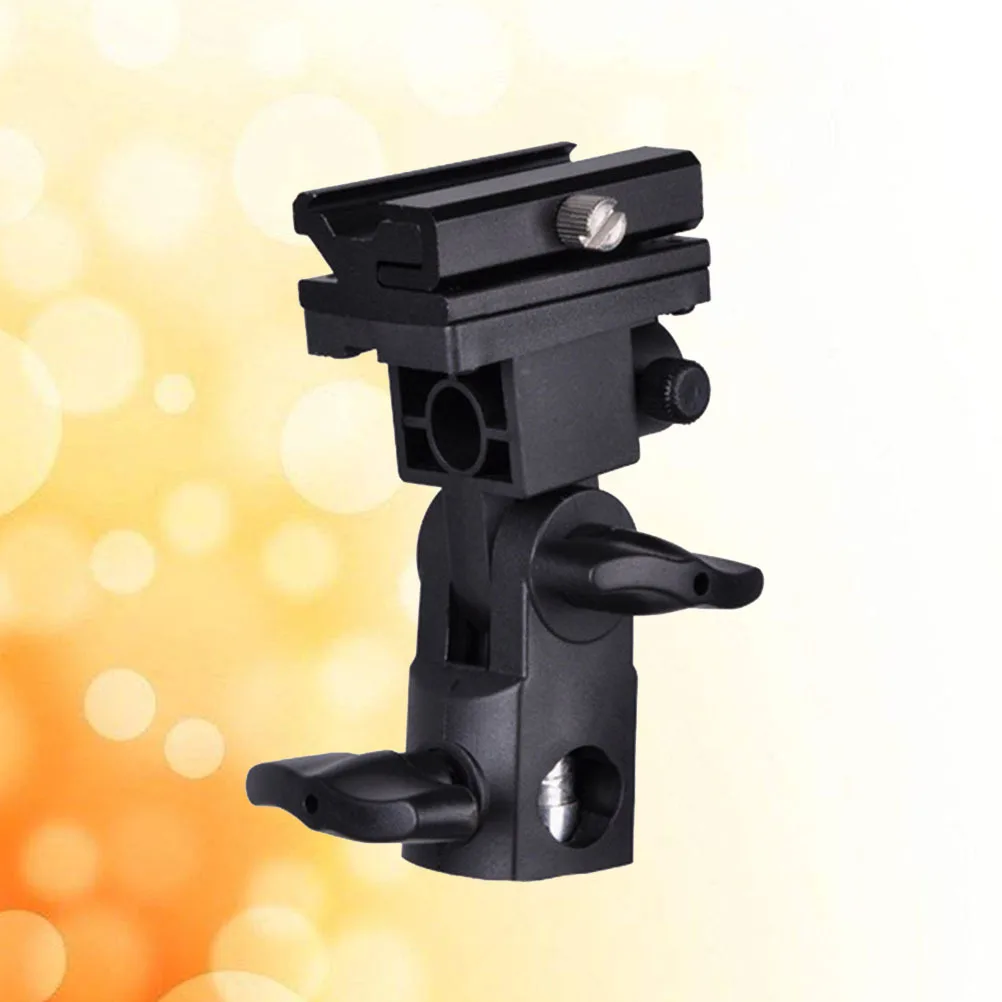 Flash Bracket Mount For Dslr Camera Lightweight Stand 180° Angle Adjustment Universal Fit Light Monitor