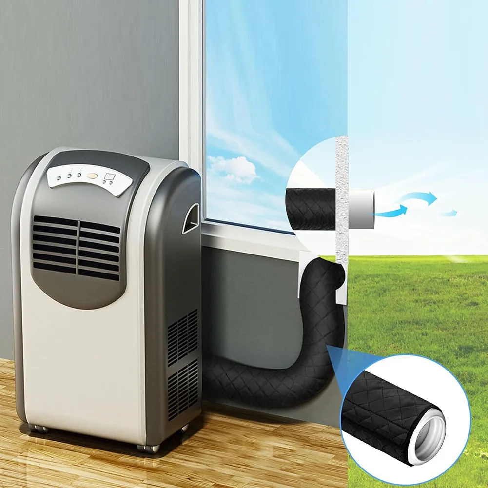 Cooling System Insulation Air Conditioner Cover Convenient Storage Easy Installation 5.91 For 5 5.9 Inch Hoses