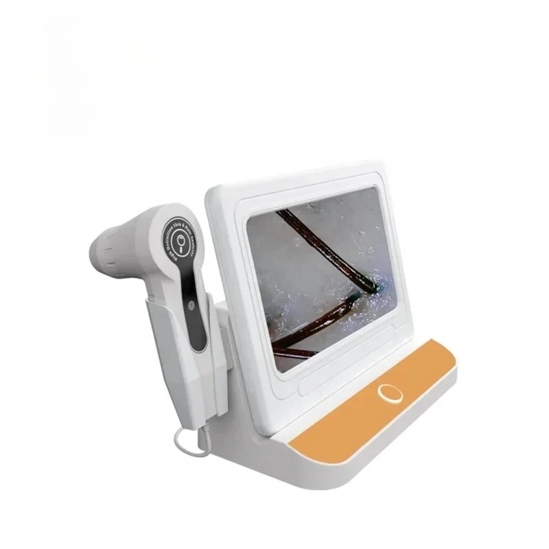 2025 New Scalp Hair Analysis Machine Hair Follicle Facial Skin Oil Moisture Magnifying Microscope 10-inch LCD Screen Detector