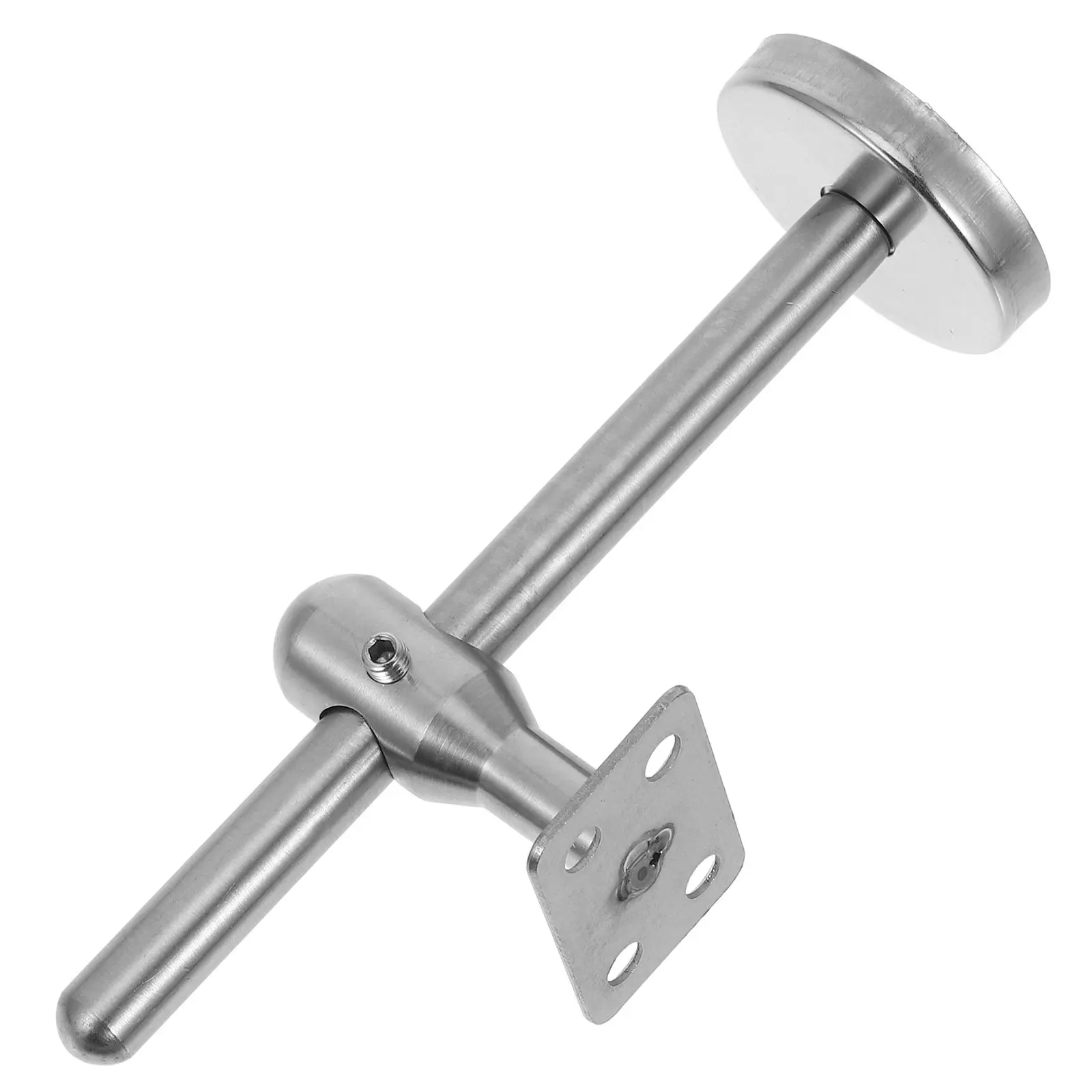 304 Stainless Steel Handrail Bracket Chrome Finish Wall Mount Adjustable Railing Bracket for Stair Rail Support Home Shopping