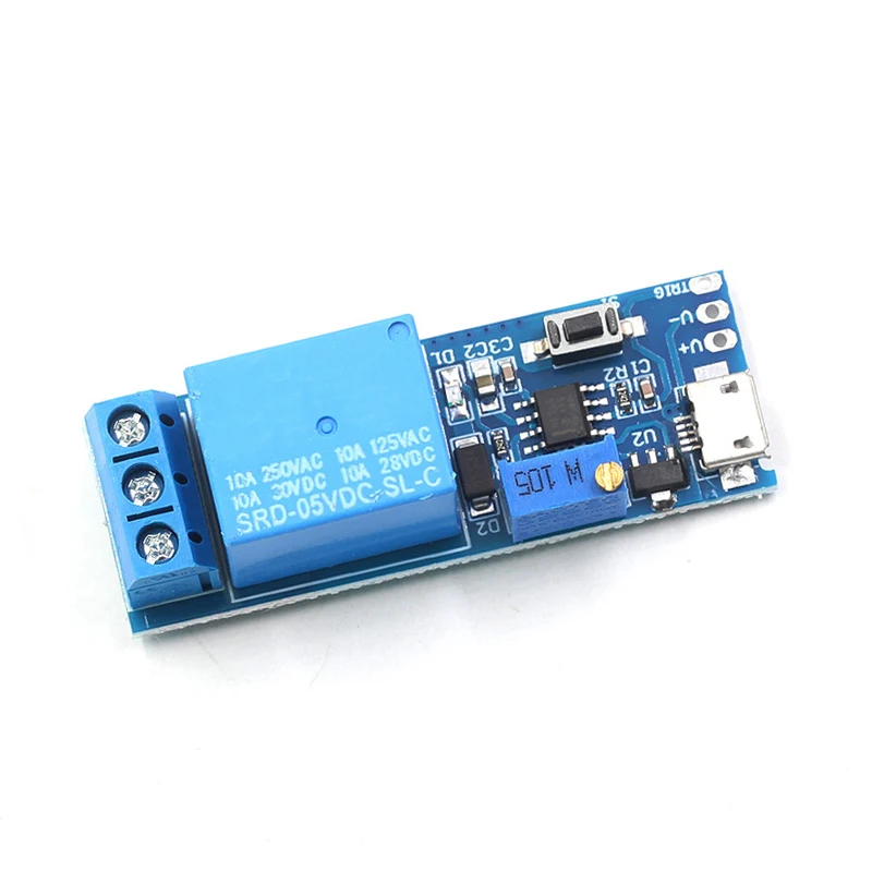 Wide Voltage 5V-30V Trigger Delay Relay Module Timer Module Delay On Delay Switch