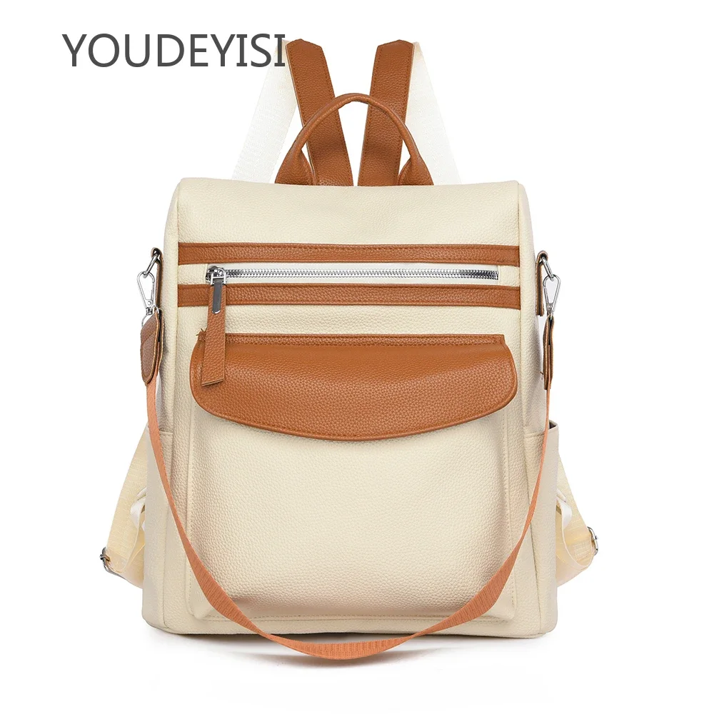 

YOUDEYISI Vintage Backpacks Women Leather Shoulder Backpack Fashion Anti-theft Women Backpacks Leisure Shoulder Bags Mochila