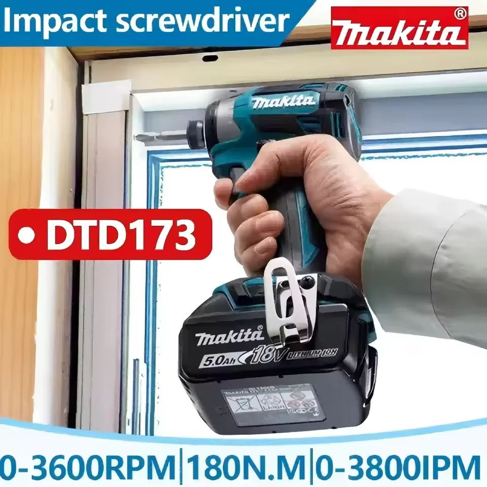 

akita DTD173 18V LXT Cordless Impact Driver Brushless Electric Drill Screwdriver Wood/Bolt T1/T2-Mode Twin LED Light 180 N·M