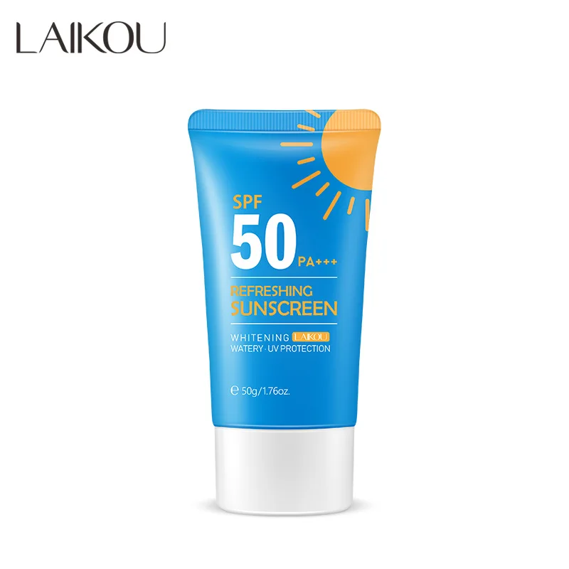 2 uds Spf50 + protector solar refrescante coreano alta protección solar hidratante loción solar para la piel Control de aceite para pieles sensibles