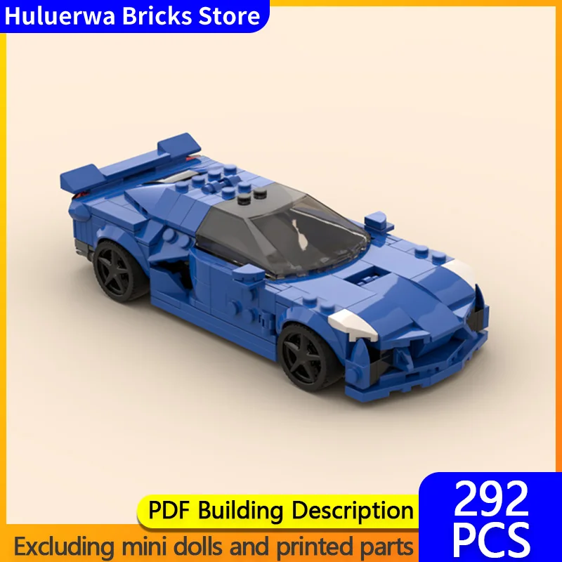 

Speed Hypercar Model MOC Building Bricks C8 E-Ray Top Tier Sports Car Modular Technology Gifts Holiday Assemble Children Toys