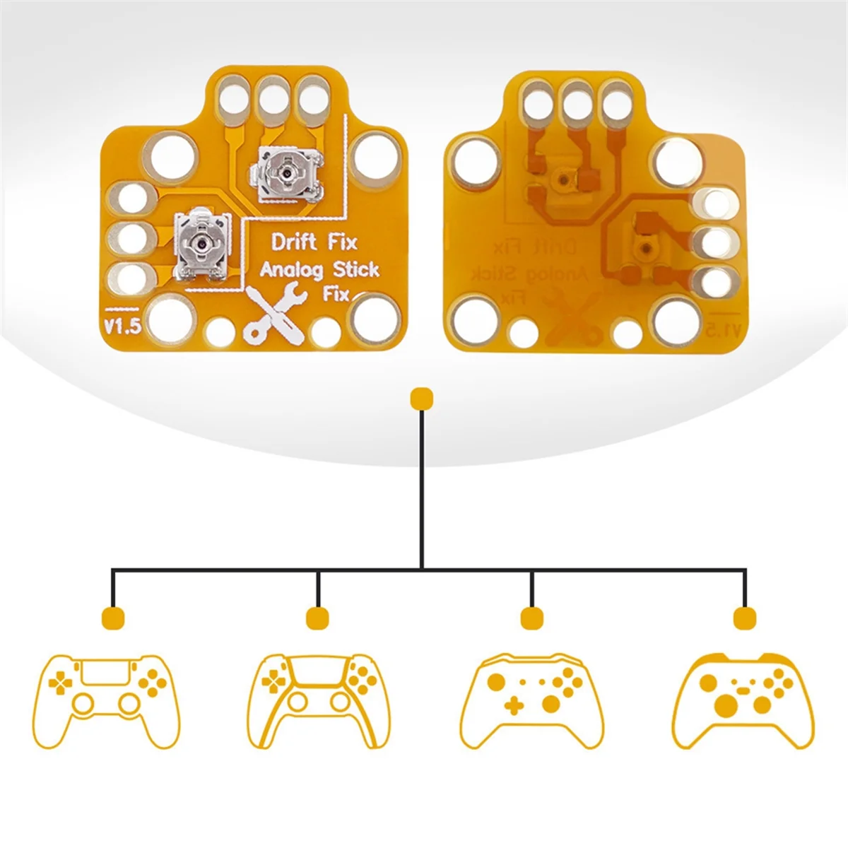 10PCS Gamepad Joystick Drift Reparatie Board Controller Analoge Thumb Stick Drift Fix Mod voor PS5 PS4 Xbox One/Serie S/X,B YDH