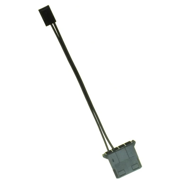 2Pcs IDE To 3 Pin Fan Power Cable Molex D Plug Power To 3 Pin Connector Computer PC Cooling Convertor Cable