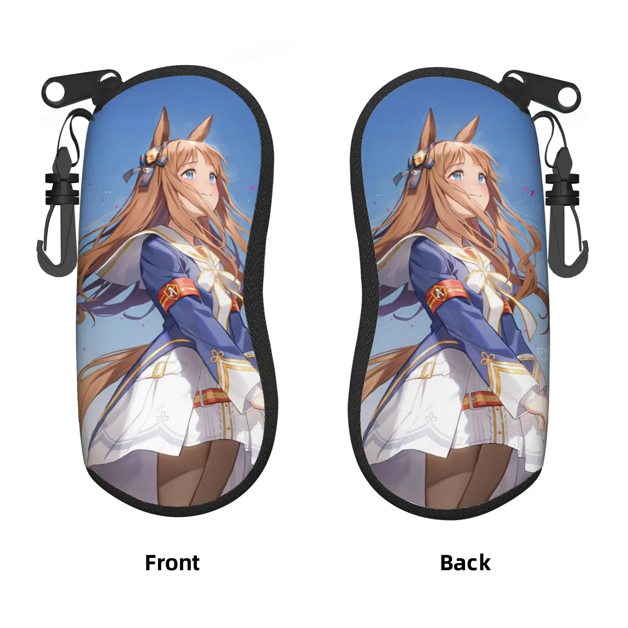 Uma Musume Pretty Derby  Glasses Case Cover Men Women  Sunglasses Case Fashion Portable Eyewear Storage Travel Glasses Box
