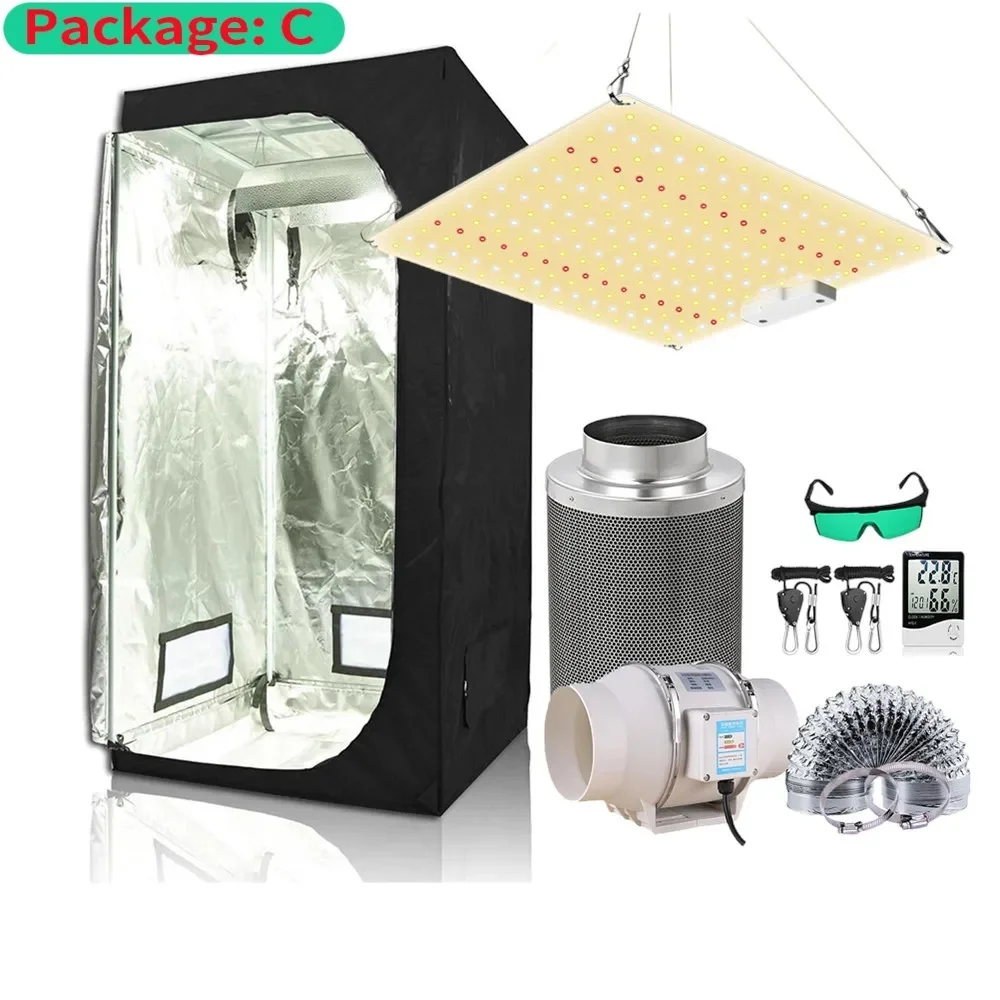 LED Grow Kit Grow Tent Double Layer Two In One Grow Box For Led Grow Light Indoor Hydroponic Garden Plant Grow Seedling Result