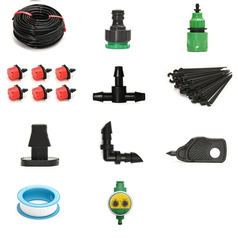 

1 Set Of Watering System With Dripper Replacement Parts For Irrigation Watering Device Water Plant Automatic