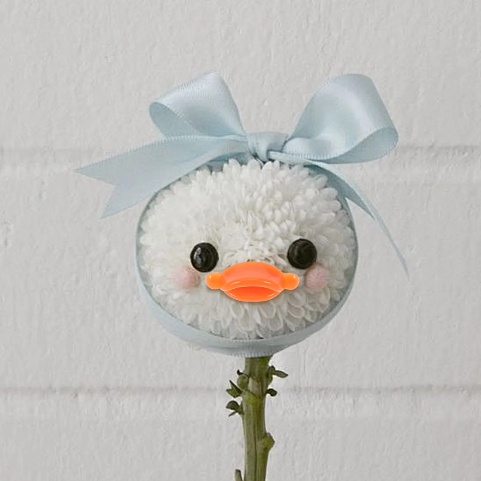 50 Peças de Acessórios para Artesanato: Bicos Pequenos com Efeito de Dente para Decoração de Patos e Projetos DIY